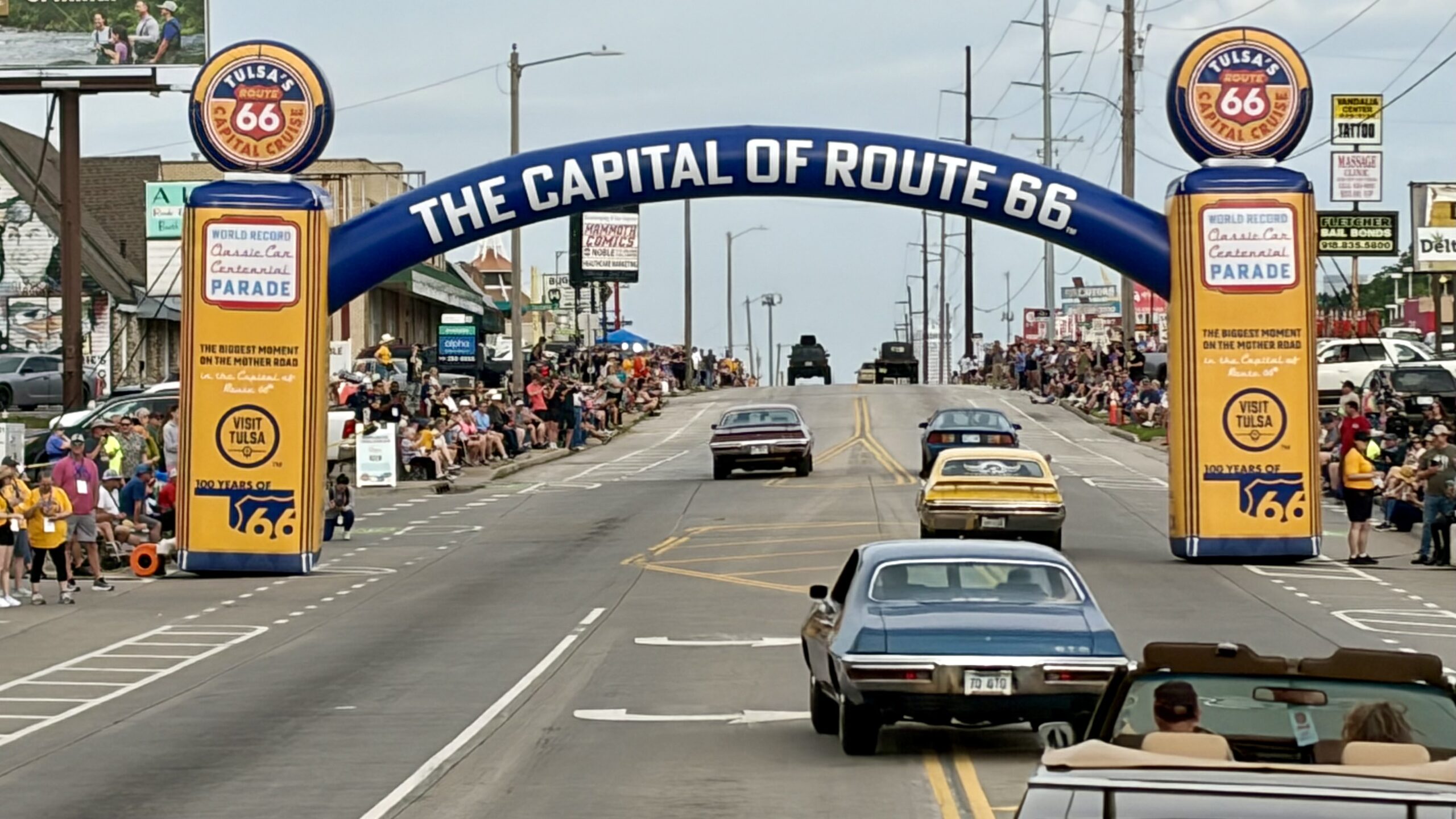 Route 66 Capital Cruise sets new world record