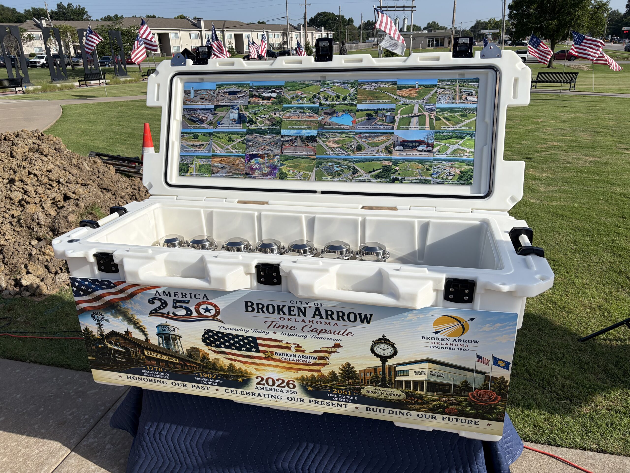 Broken Arrow buries time capsule to celebrate America 250