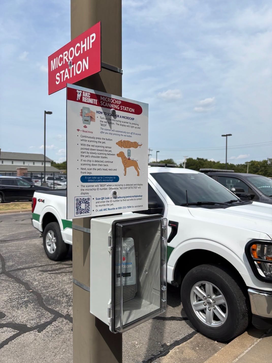 Owasso offers self-serve pet microchip scanners